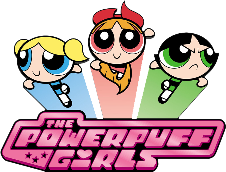 Powerpuff Girls - Power Puff Girls Logo (1000x562), Png Download