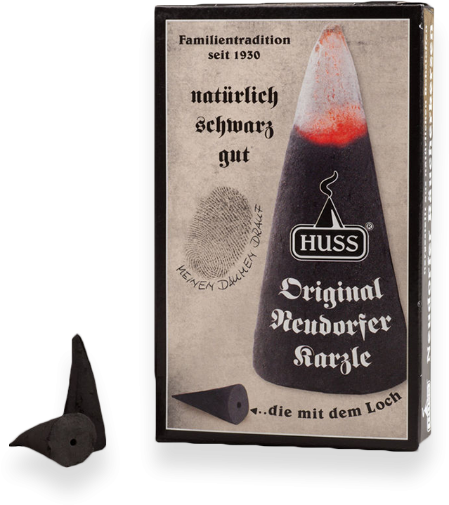 Original Neudorf Incense Cones With Hole - Huss (649x722), Png Download