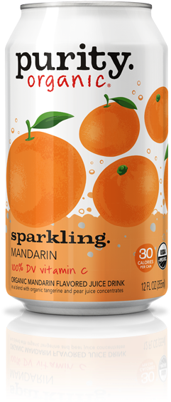 Watermelon Sparkling Mandarin Sparkling Grapefruit - Purity Organic Coconut Water, 100% Organic Coconut (251x650), Png Download