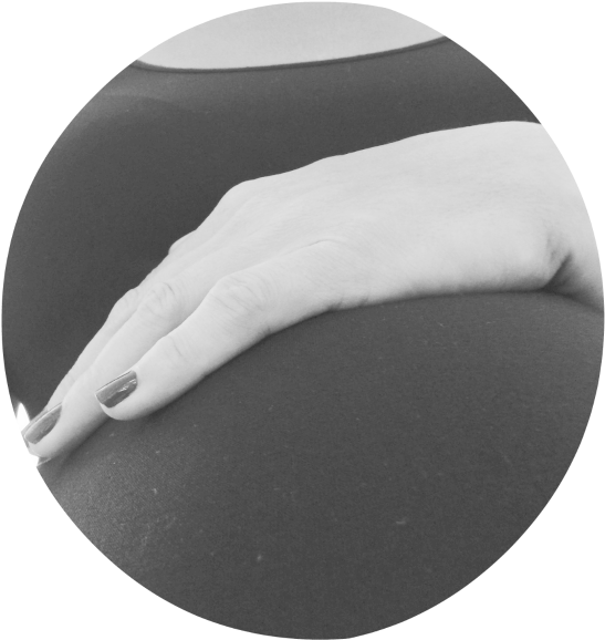 Pregnant Belly In Black And White - Pregnancy (600x673), Png Download