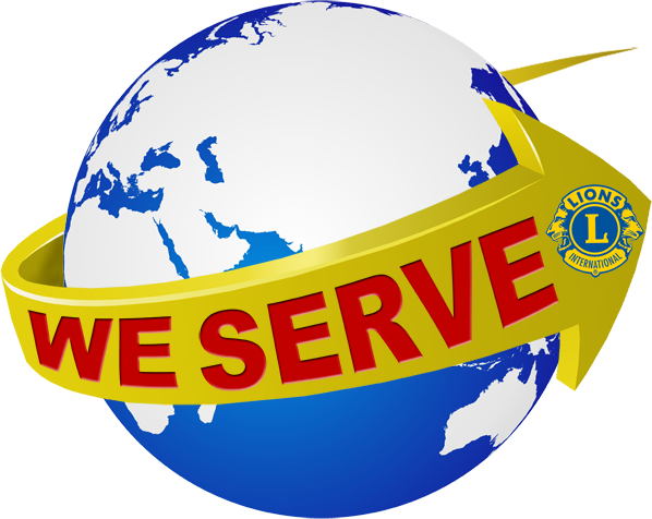Lions We Serve Week Logo - Lions Clubs International We Serve Logo (598x476), Png Download