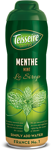 Teis Mint 60cl Png - Teisseire Concentrated Peach Drink (346x535), Png Download
