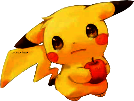 Pikachu By Daonewithzest On - Cute Pokemon Png (640x468), Png Download