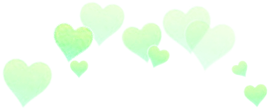 Mint Heart Png - Mint Hearts Png (500x317), Png Download