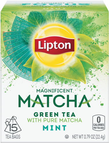 Matcha Green Tea And Mint - Lipton Matcha Tea (540x540), Png Download