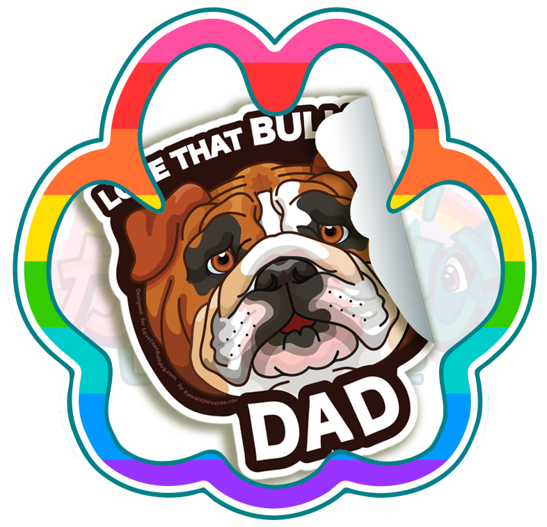 English Bulldog Clipart Kawaii - Car (800x800), Png Download