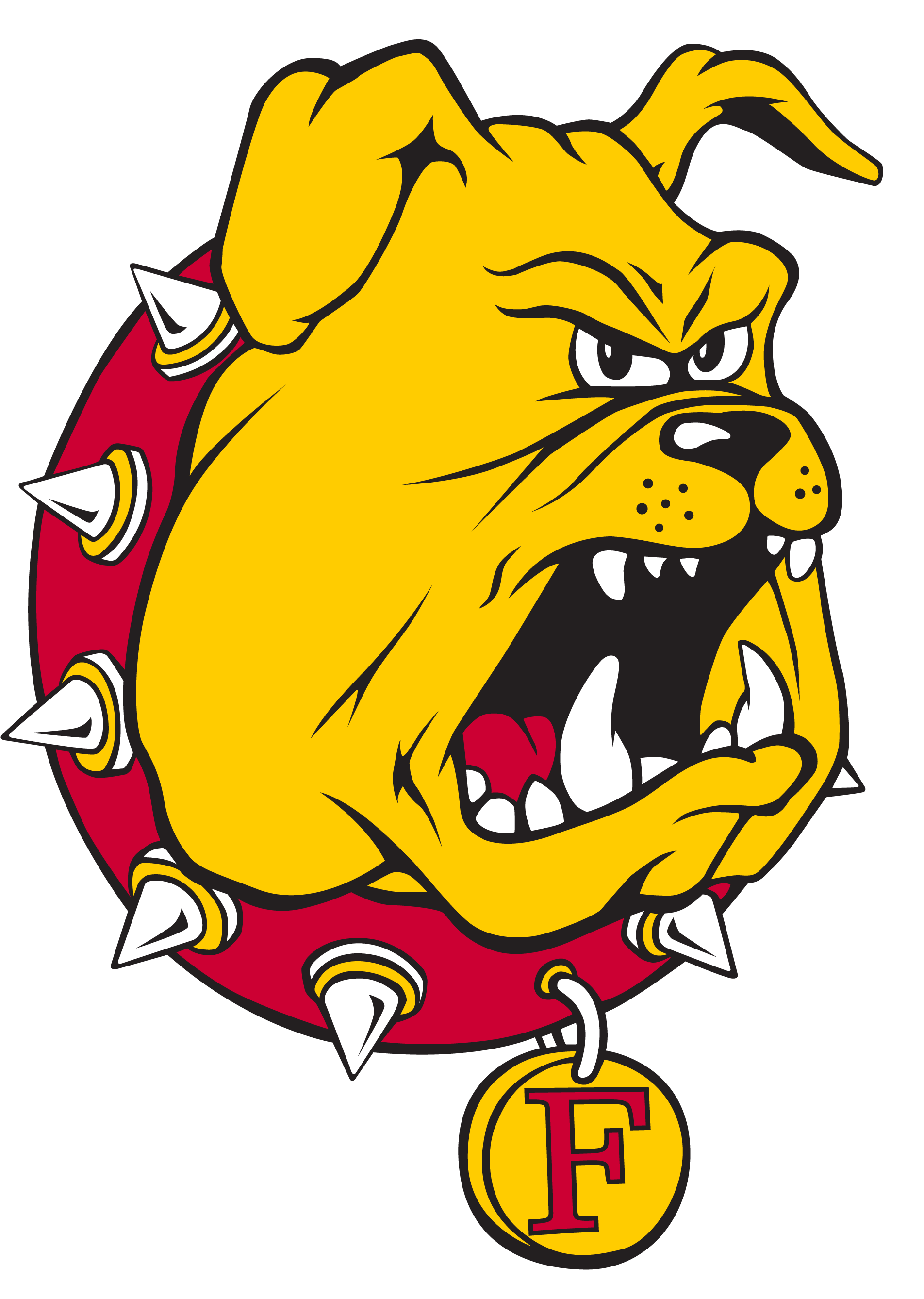 Bulldog - Ferris State Football Logo (2000x2675), Png Download