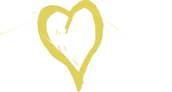 Gold Heart (600x323), Png Download