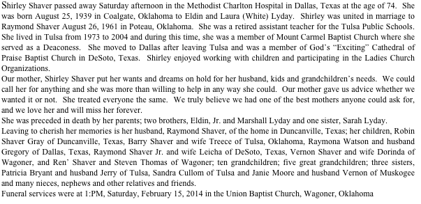 Shirley Shaver Passed Away Saturday Afternoon In The - Have A Dream Le Texte (603x293), Png Download