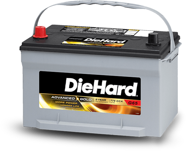 Diehard Advanced Gold Battery - Die Hard Battery (621x506), Png Download