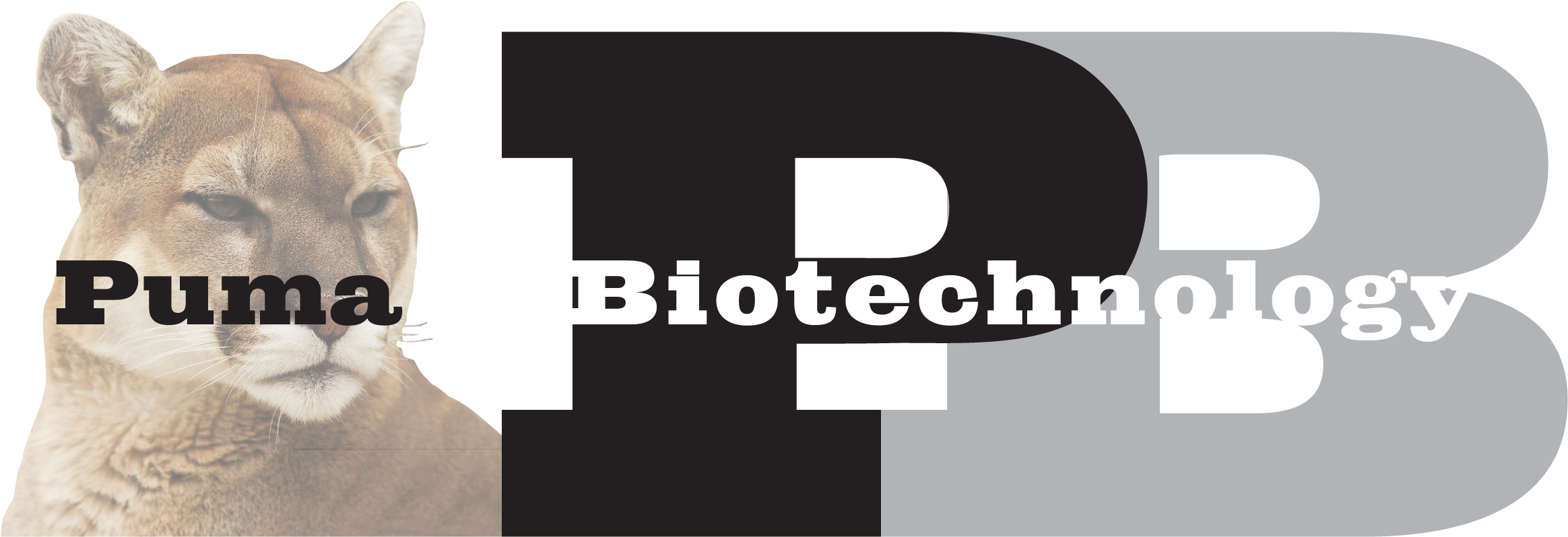 Puma Logo Png (1) - Puma Biotechnology (2374x835), Png Download