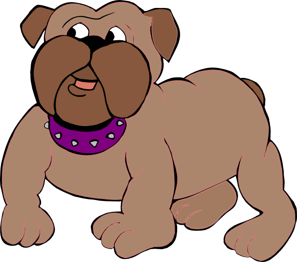 Cute Bulldog Clipart - Cute Bulldog Clipart Png (600x528), Png Download