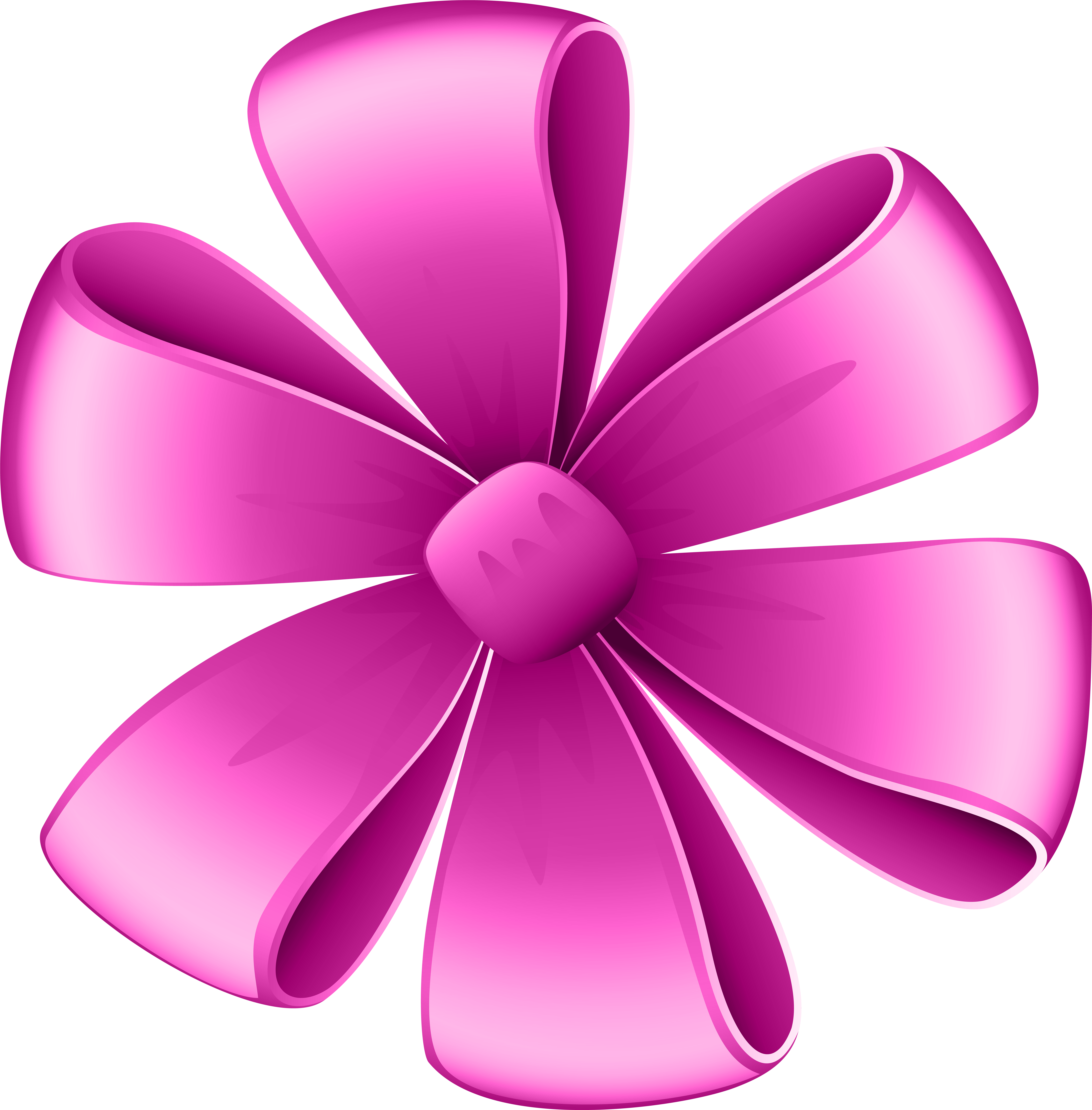 Pink Bow Png (7871x8000), Png Download