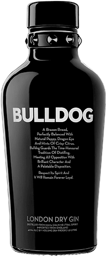 Bulldog Gin (300x600), Png Download