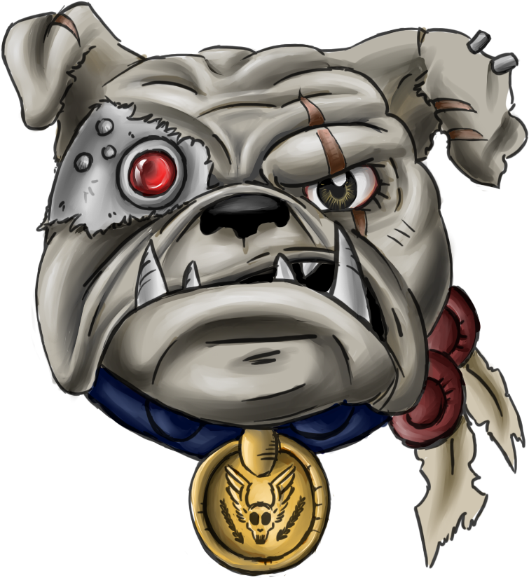 Bulldog Png For Kids - Mascotas De Los Marines (1000x912), Png Download