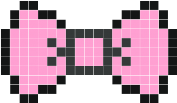Pink Bow - Hair Bow In Minecraft (350x450), Png Download