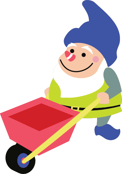 Good Luck Gnomes Clipart Png For Web (420x597), Png Download