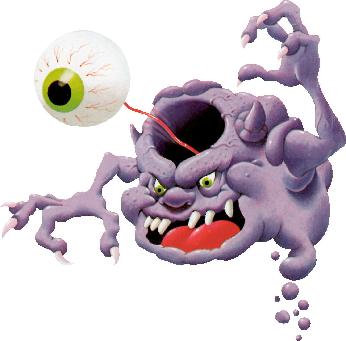 Very Few Of The Ghosts Featured In Kenner's Toyline - Bug Eye Ghost (1467x1445), Png Download