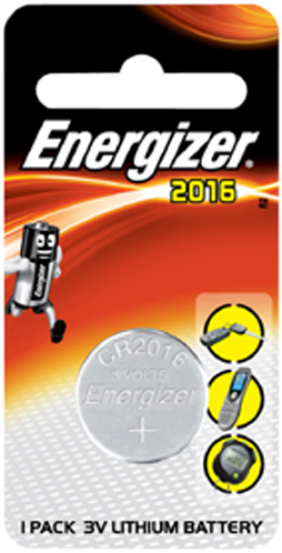 Cr2016 - Energizer Cr2016 3 Volt Lithium Battery (500x500), Png Download