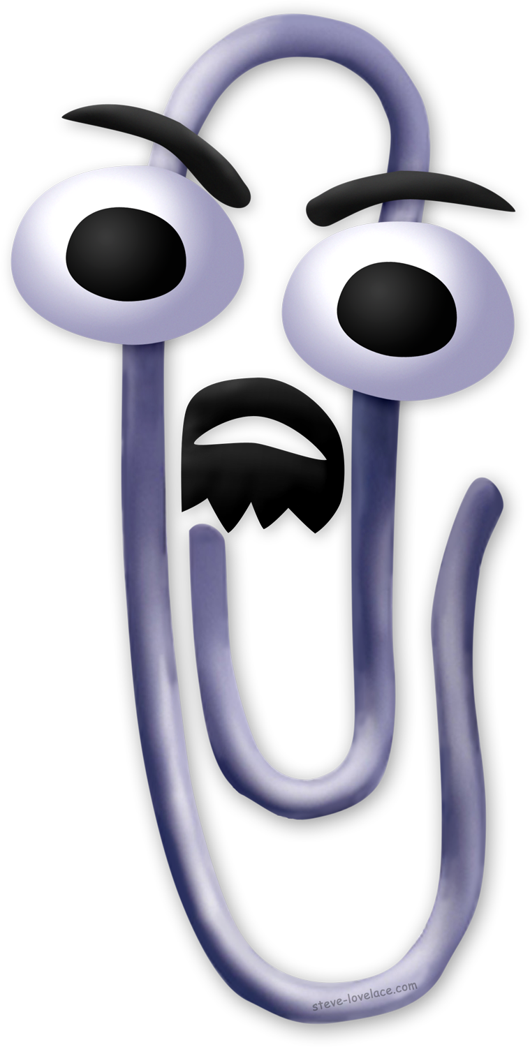 Freeuse Download Microsoft S Biggest Failures Steve - Angry Paperclip (759x1500), Png Download