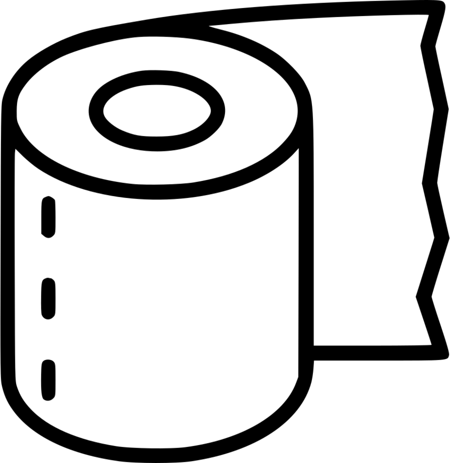 Svg File Toilet Paper (900x926), Png Download