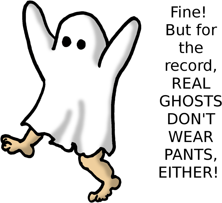 #doodle 100 Creatures 4 Ghost - My Mind Is Full (883x768), Png Download