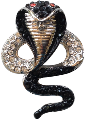 Cobra Snake Png - Readygolf - 3d Cobra Snake With Crystals Ball Marker (386x386), Png Download