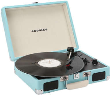 Record Player Png - Crosley Record Player Png (400x356), Png Download