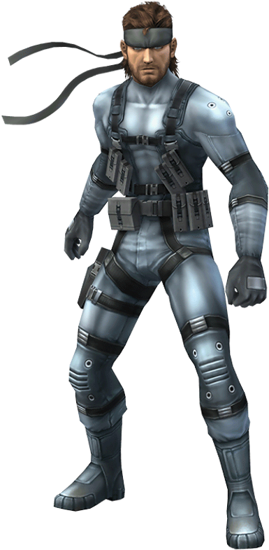 Solid Snake - Metal Gear Solid Snake No Background (384x785), Png Download