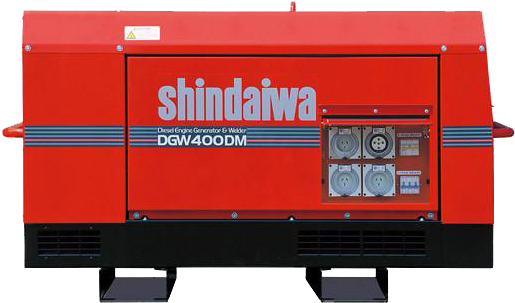 Shindaiwa Generator/welder Mine Spec 400amp Gedgw400dm - Machine (520x520), Png Download