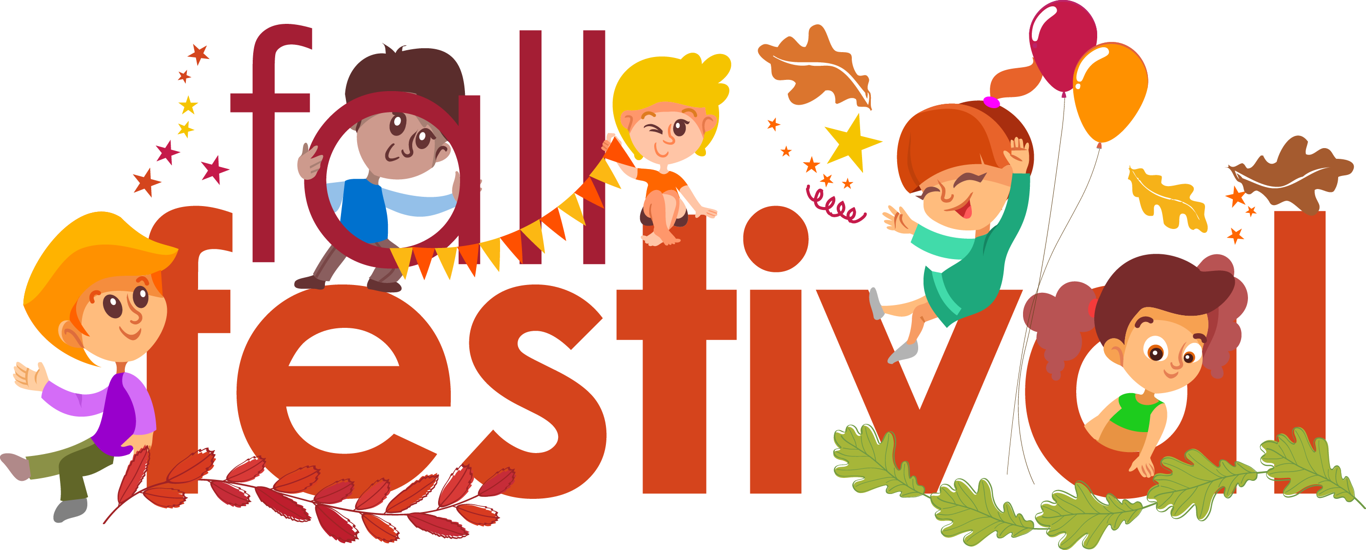 Roda @ Hidden Oaks Elementary Multicultural Fall Festival - Kids Fall Festival (2800x1129), Png Download