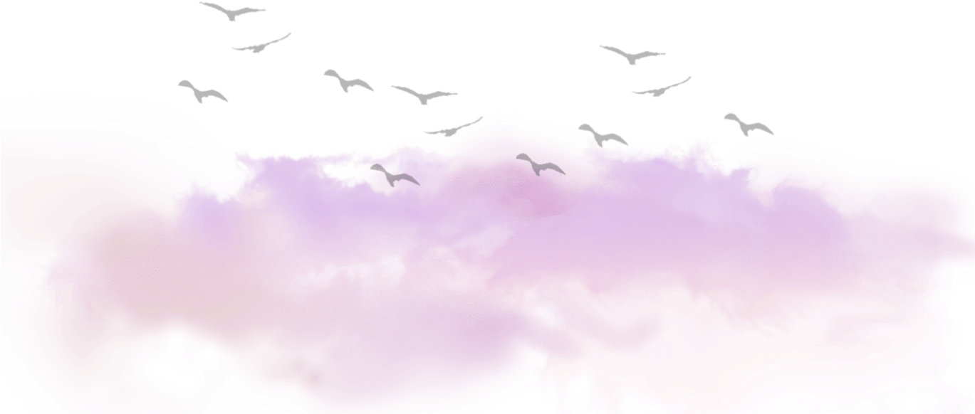 Clouds Cloud Birds Tumblr Kawaii Ftestickers - Clouds Tumblr Png (1368x855), Png Download