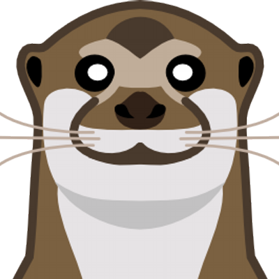 Graphic Transparent Library Face Free On Dumielauxepices - Otter Face Clip Art (400x400), Png Download