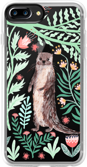Casetify Iphone 7 Plus Classic Grip Case - Illustration (282x560), Png Download