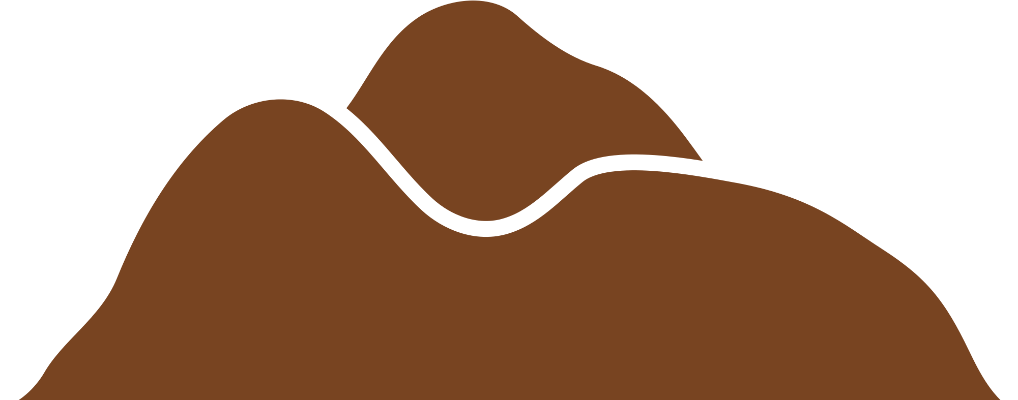 Open - Mountain Png Cartoon (2000x1000), Png Download