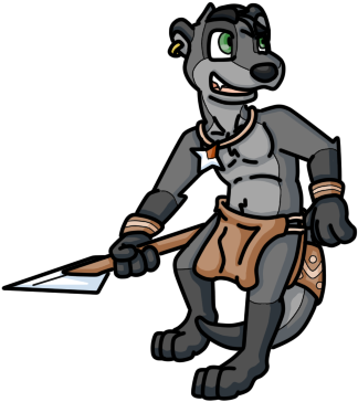 Your Favorite Otter - Otter (350x375), Png Download