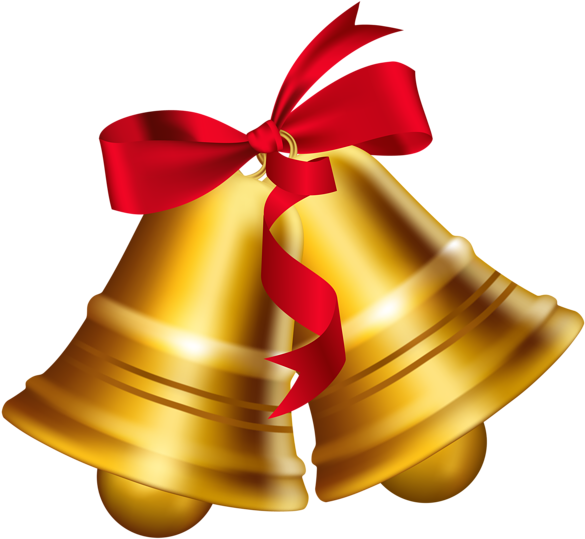 Christmas Decorations Decorative Design Best With Bow - Happy Christmas Bell Png (600x553), Png Download