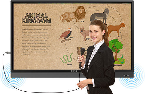 Facilitate Teaching Flow With Friendly Design - Benq Rmxx01k (500x345), Png Download