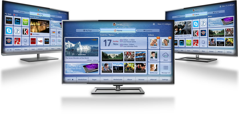 Toshiba L7300u - 65 In Led Smart Tv - 1080p (836x449), Png Download