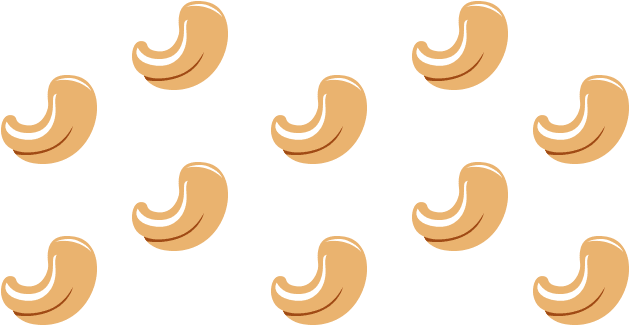 Cashew Nut Png - Graphic Design (700x373), Png Download