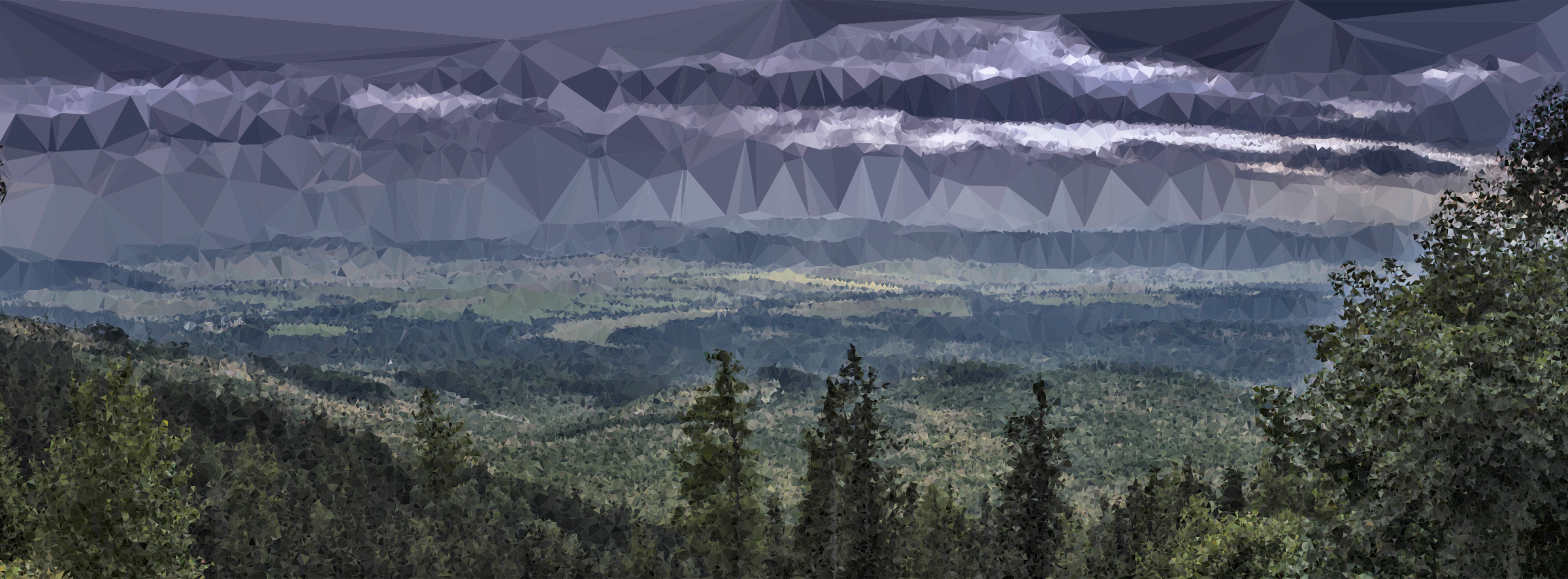 This Free Icons Png Design Of Low Poly Exalted Splendor (2400x886), Png Download