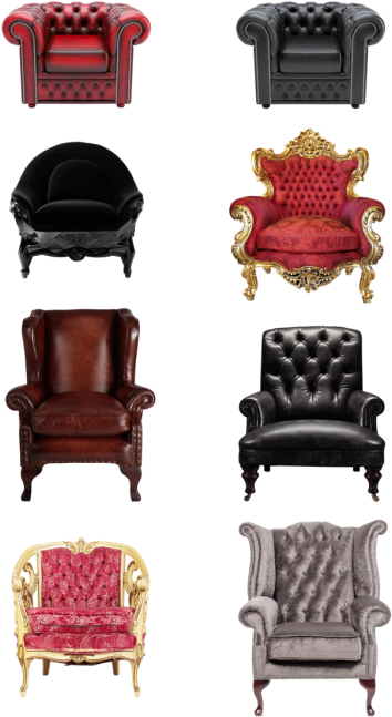 Arm Chairs Png Png Images - Chairs Png (400x686), Png Download