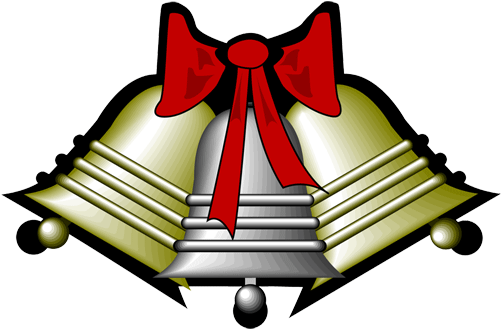 Silver Bells - Christmas Bells Clip Art (500x500), Png Download