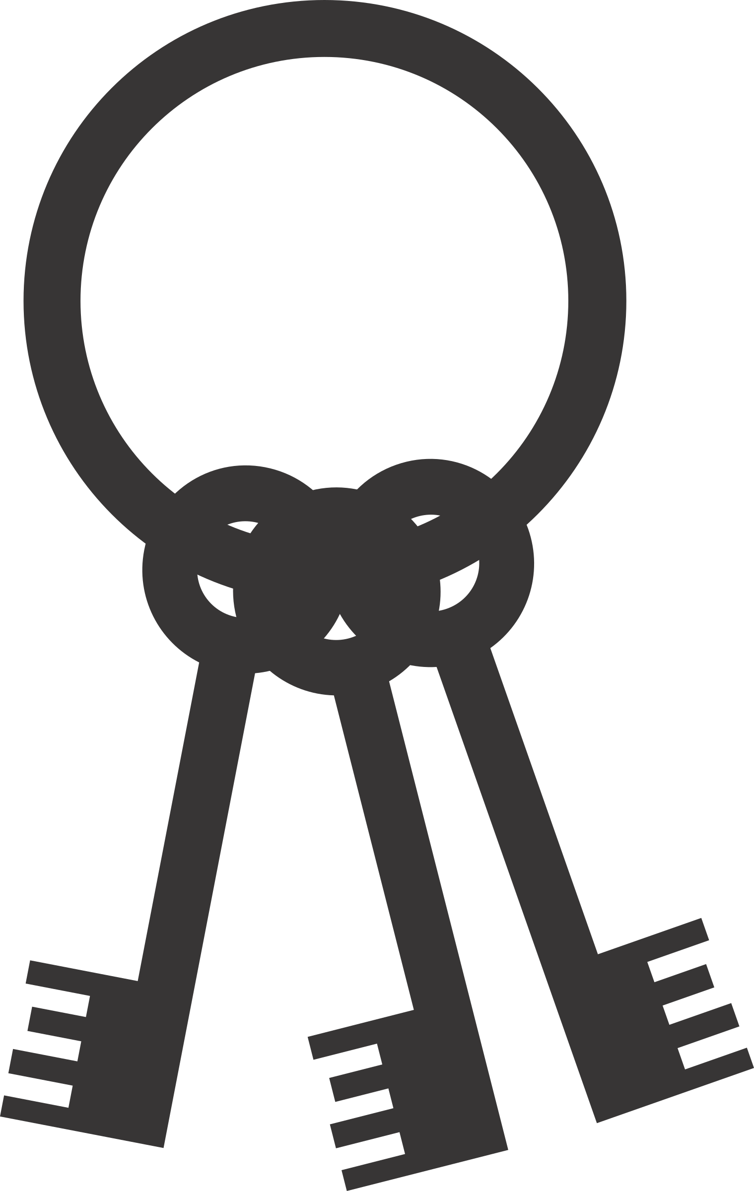 How To Set Use Keys On Ring Clipart (569x900), Png Download