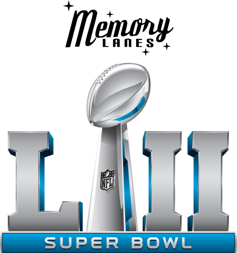 Memory Lanes Super Bowl - Super Bowl 2018 Score (768x822), Png Download