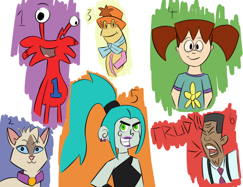 Character Drawings By Percyfan (1018x784), Png Download