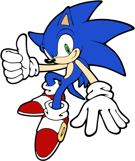 Sonic The Hedgehog Clipart (575x685), Png Download