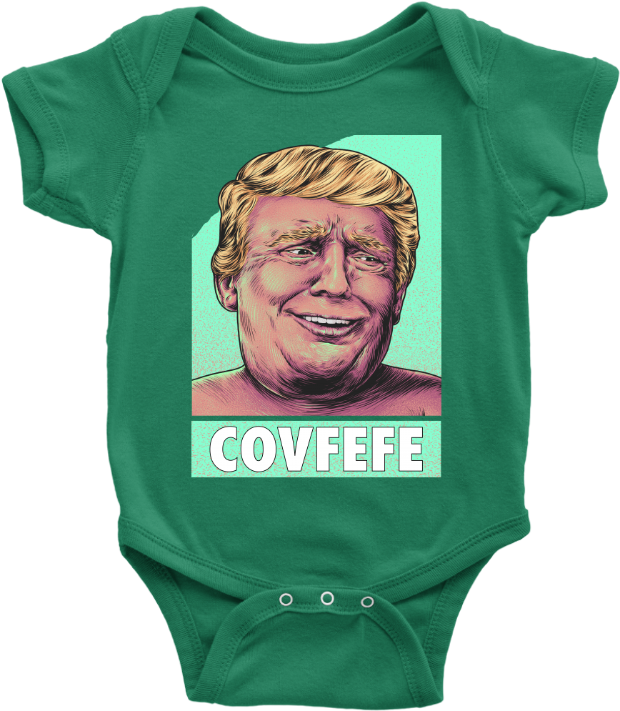 Innocent Trump Covfefe Baby Bodysuit (1024x1024), Png Download