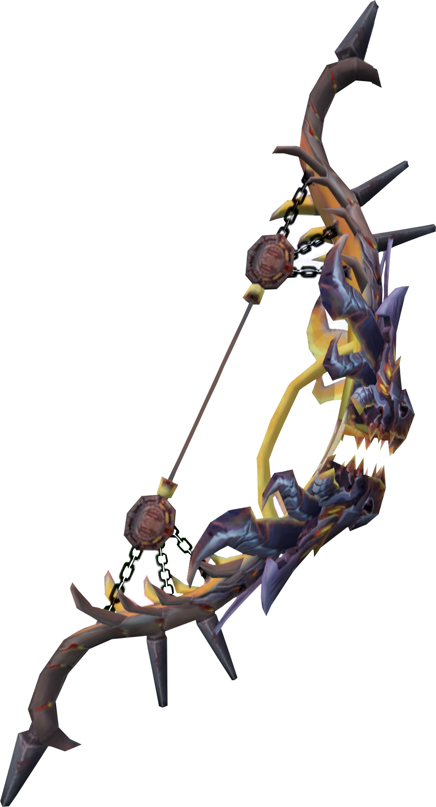 Hellfire Bow (878x1623), Png Download