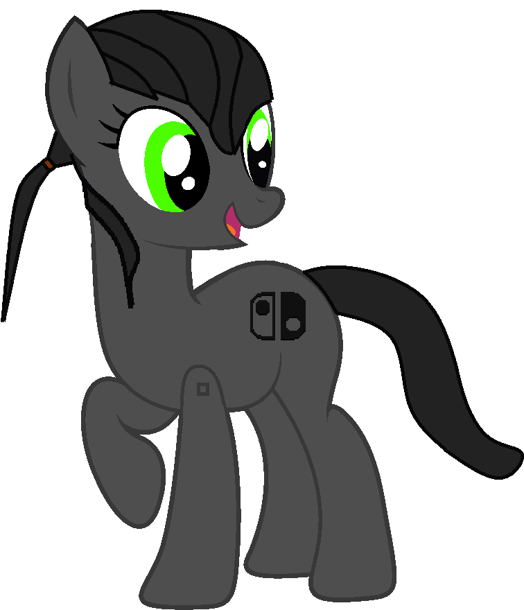 Base Used, Console, Earth Pony, Nintendo Switch, Ponified, (816x892), Png Download